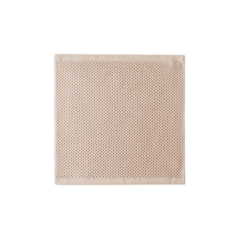 image-Cotton Kitchen Towel - Beige Honeycomb Absorbent