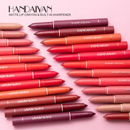 image-HANDAIYAN Lip Liner Set 6pcs - Rotating Dual-Use