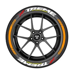 image-XTREME Car Tire Sticker 3D PVC - 1.25"