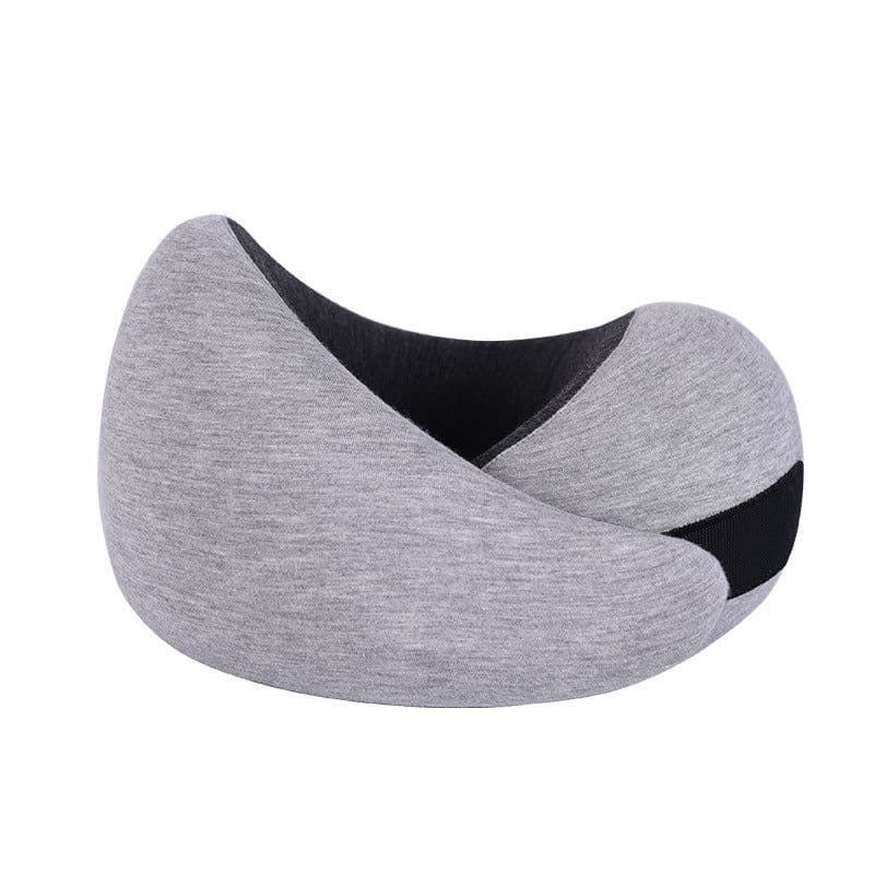 image-Business trip U-shaped airplane pillow cervical noon sleep neck pillow memory foam U-shaped pillow stowable folding pillow