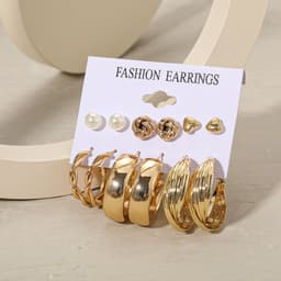 image-European and American cross-border earrings retro alloy butterfly snake earrings creative simple acrylic earrings set