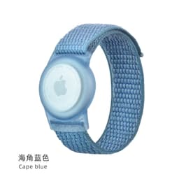 image-Jinlitian AirTag Case Nylon Loop - Powder Sand