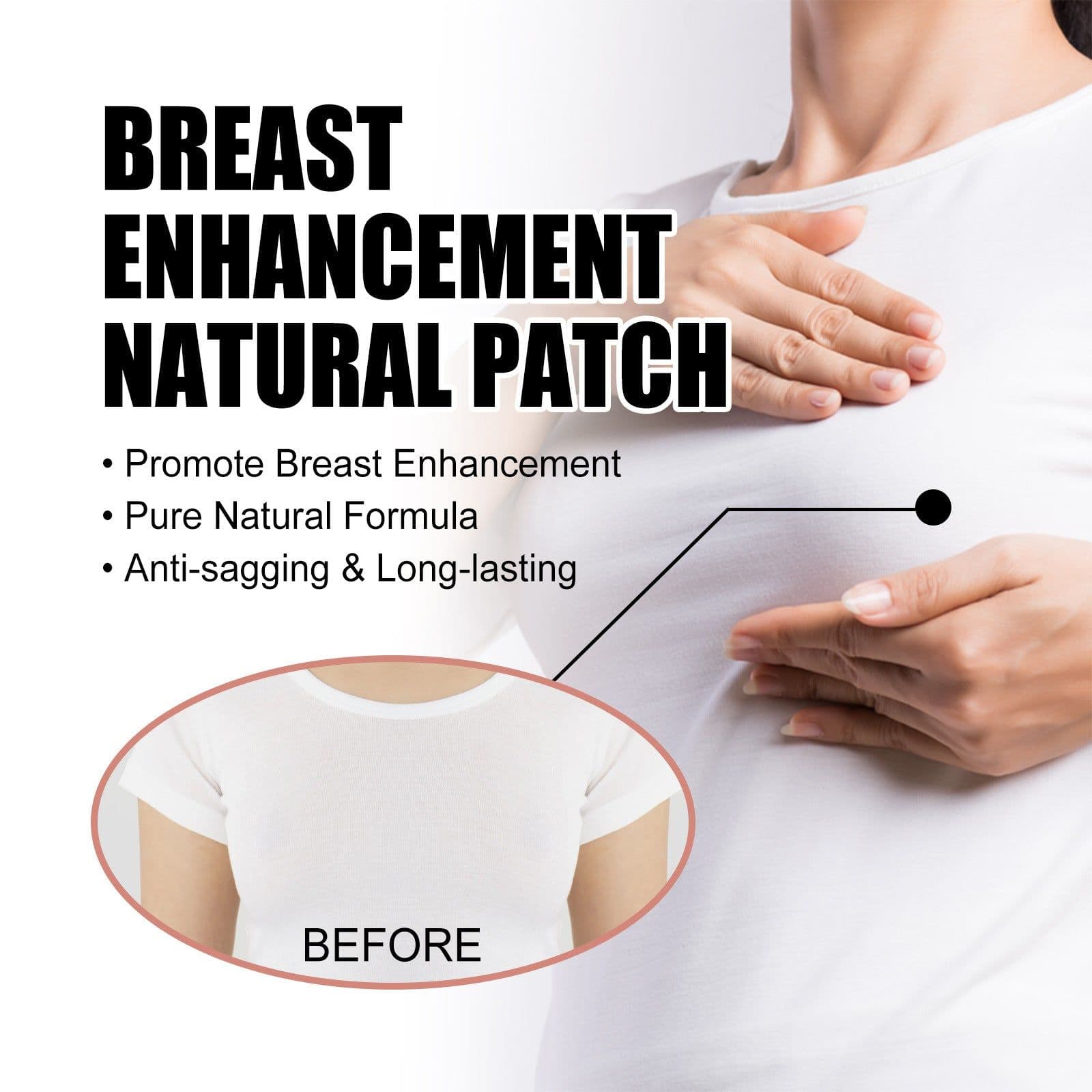 image-Breast Lift Tape, Anti-Sagging, Firming, 4pcs Set - Body Care