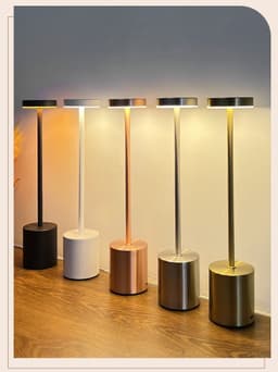 image-LED Charging Desk Lamp - USB Touch Control