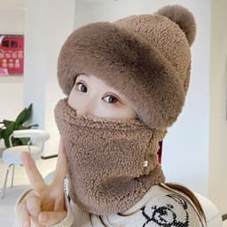 image-Fleece Balaclava Hat - Windproof Winter Warm Adult