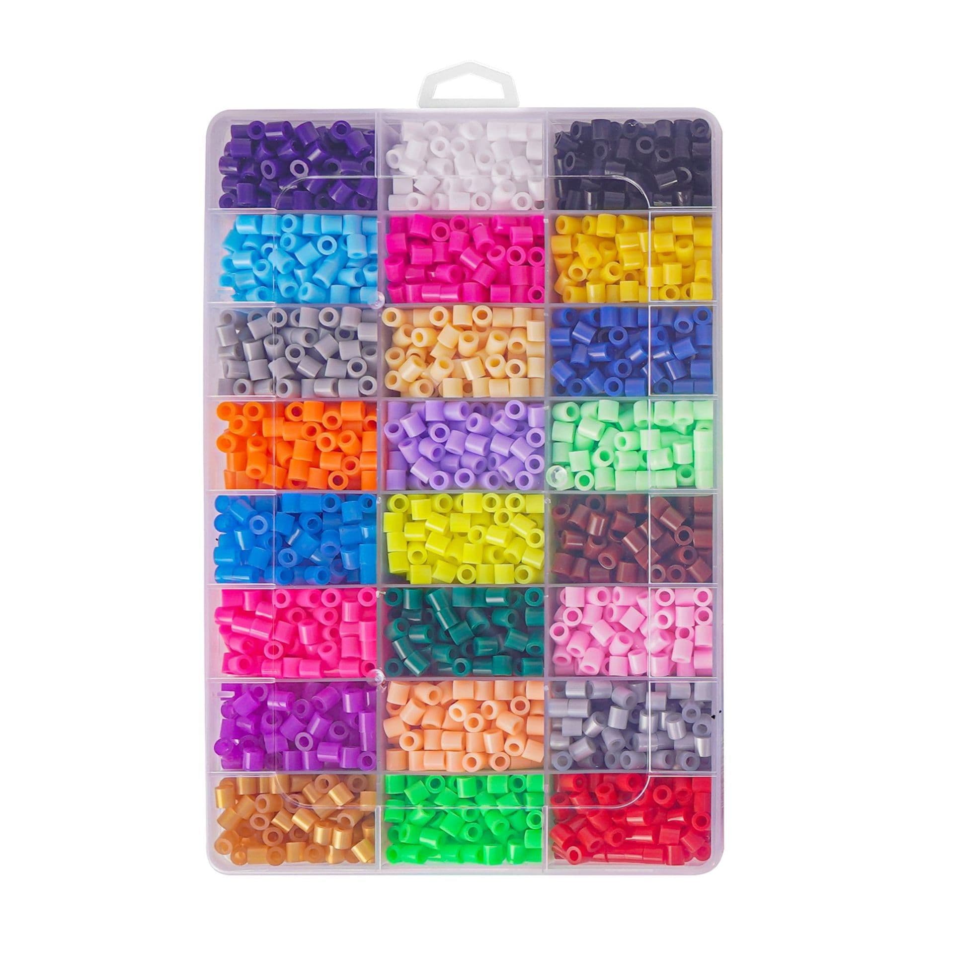image-Educational toy fusion bean set 5mm children diy jigsaw puzzle puzzle bean 2.6mm parent-child handmade toy magic bean