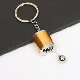image-Cross-border wholesale car modification key chain speed and passion key male car pendant metal gear key chain
