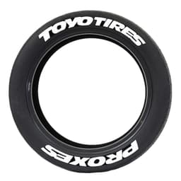 image-Car Tire Letter Stickers 3D English Alphabet