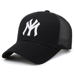 image-Men's Mesh Baseball Cap - Beige Breathable Summer Sun Hat