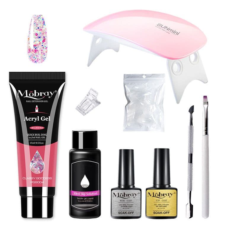 image-Meike 9-Piece Manicure Set Nail Extension Mold