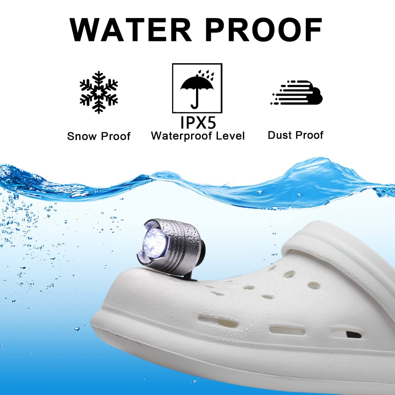 image-Spot Headlights for Outdoor Sports Clog Lights - Gold