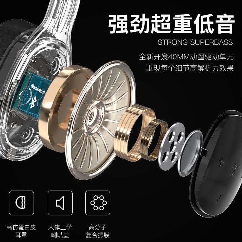 image-Wireless Bluetooth Gaming Earphones - Grey, IPX4, Low Latency