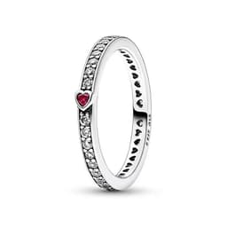 image-Pan's new ring white copper plated silver full diamond rose gold ring exclusive for women cross-border