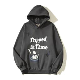 image-Chen Yun Cotton Hoodie Sweater - XXL, Round Neck, Graffiti Letters, Loose Style
