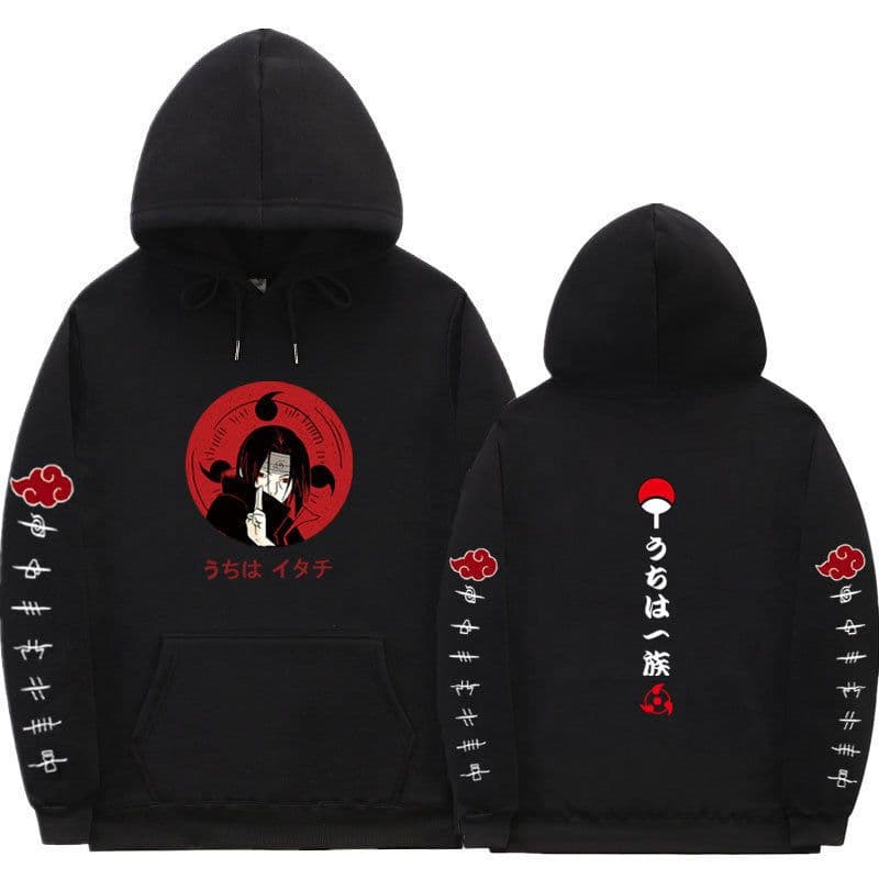 image-Men's & Women's Anime Hooded Hoodie - Large Size