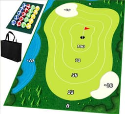 image-Golf Batting Mat - Casual Game Set 3 Clubs