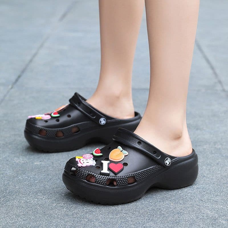 image-Teacup Mouse Clogs - White EVA Sole Korean Style