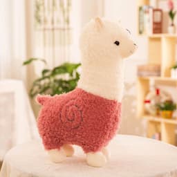 image-Alpaca Plush Toy - Large Soft Lamb Doll