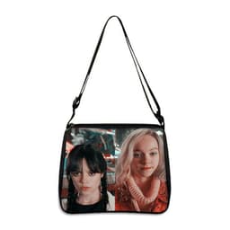 image-Cross-border Adams family Wednesday addams ladies shoulder bag niche armpit bag fashion handbag
