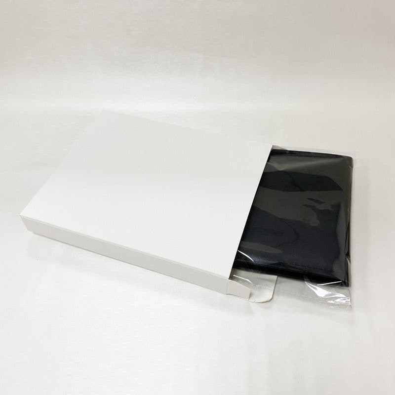 image-Jewelry Necklace Storage Bag - Black Flannel 25x18cm