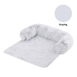 image-Washable Sofa Cushion - Pink XL Pet Dog Kennel Cushion