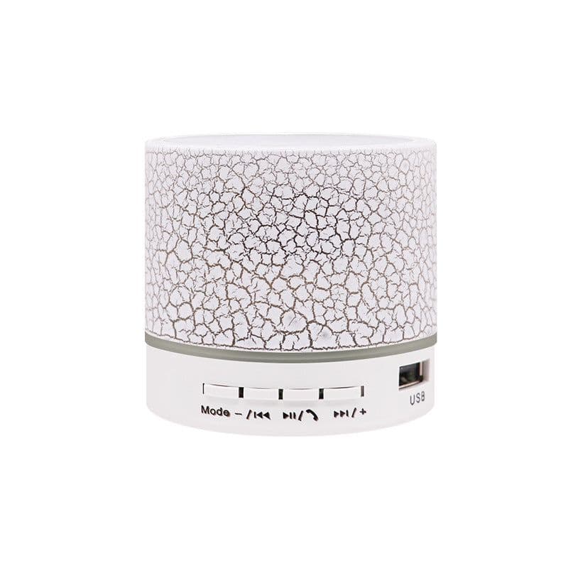 image-Mini Bluetooth Speaker - Portable LED Wireless Subwoofer Gift - Yellow 58*53mm