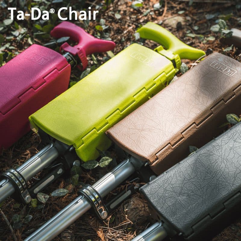 image-Taiwan Step2Gold/TaDa Delta Foldable Cane Chair Elderly Walking Cane Stool Light Cane Stool