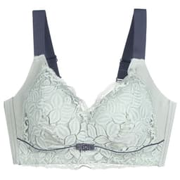 image-Ya Kangrou Bamboo Fiber Bra - Khaki, 46/105, No Rims, Anti-Sagging