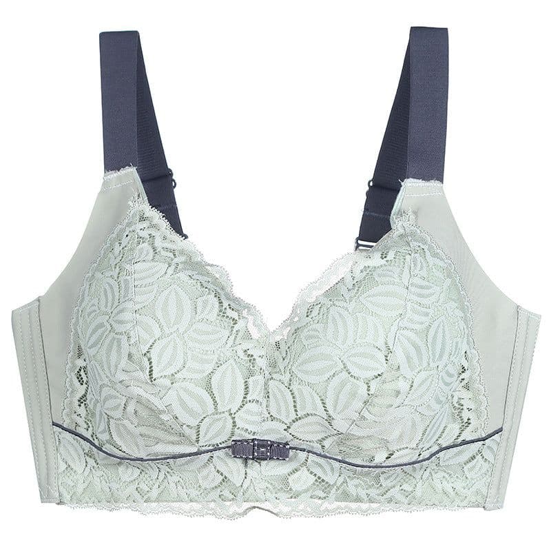 image-Ya Kangrou Bamboo Fiber Bra - Khaki, 46/105, No Rims, Anti-Sagging