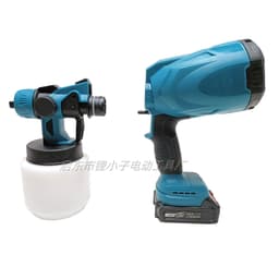 image-Supply lithium battery spray gun, rechargeable electric wall spray gun, wireless paint spray machine, portable spray paint manufacturer