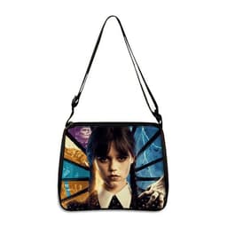 image-Cross-border Adams family Wednesday addams ladies shoulder bag niche armpit bag fashion handbag