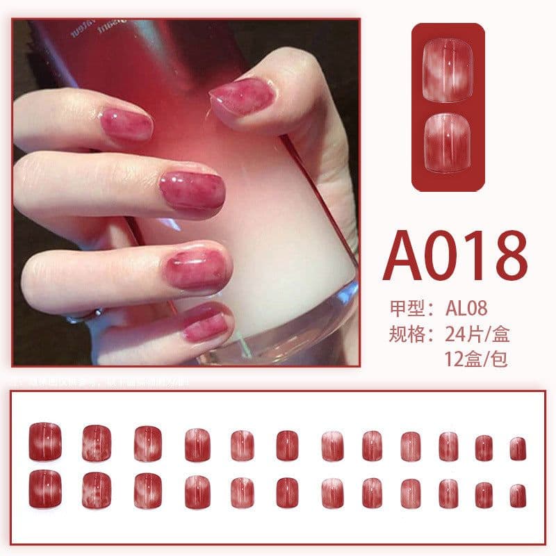 image-Wearable manicure pieces, removable fake nail patches, Internet celebrity manicure tools, nail art finished products, cute Internet celebrity new style