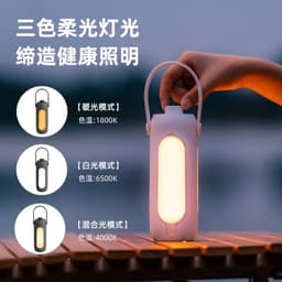 image-Wesker Camping Lamp USB Rechargeable LED White 5000mAh