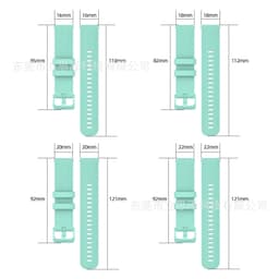 image-Garmin Venu 2S Quick Release Strap 16/18/20/22mm Grey Silicone