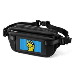 image-Trendy brand LED light-emitting advertising bag Bluetooth DIY functional crossbody bag men's trendy cool design sports chest bag
