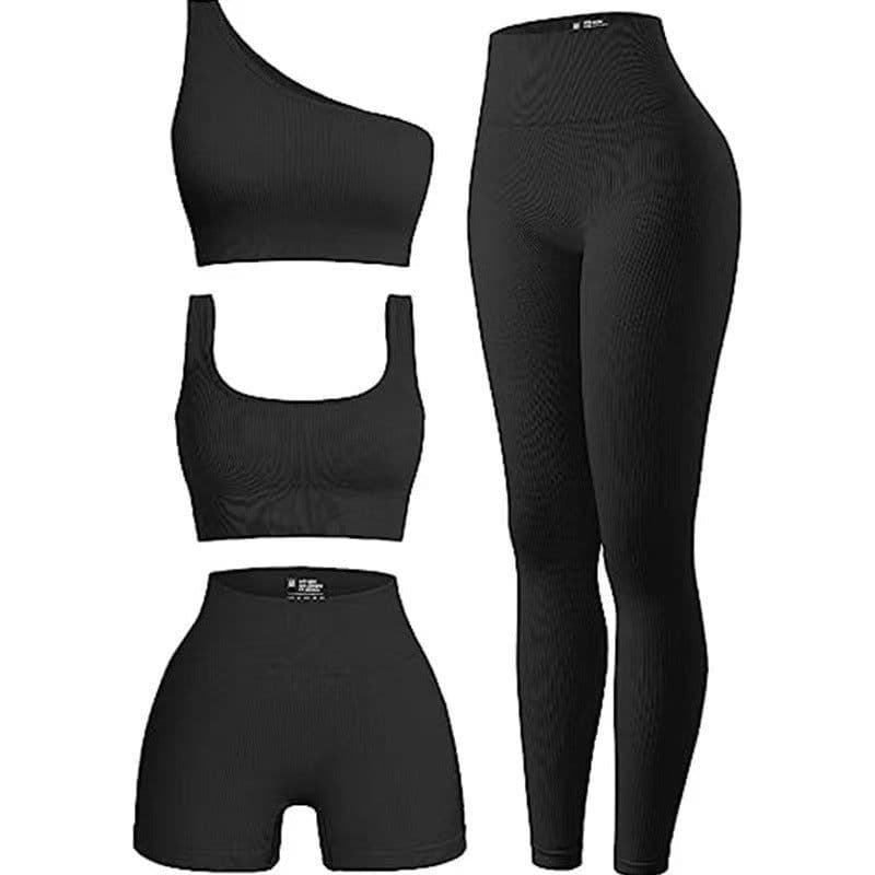 image-Threaded Yoga 4-Piece Set
