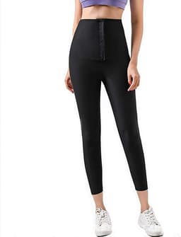 image-High-Waisted Sculpting Shorts - Silver, 4XL/5XL Polyester, Tummy Control