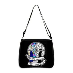 image-Cross-border Adams family Wednesday addams ladies shoulder bag niche armpit bag fashion handbag