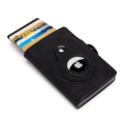 image-Aluminum alloy Airtag positioning wallet aluminum box anti-theft brush credit card bag snap button zipper hand holding creative card box male