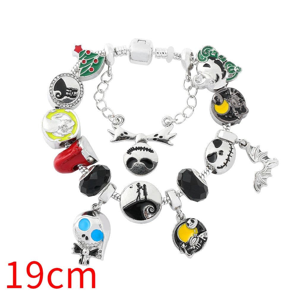 image-Bosu Halloween Bracelet - Pumpkin Spider Bat Ghost