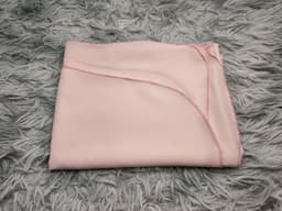 image-Polyester Bright Satin Robe - Dark Pink Long Sleeve