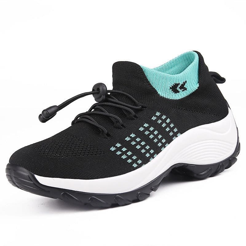 image-Women's Flyweave Casual Shoes Black Size 45