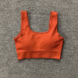 image-2021 Yoga Suit - Brown Four-Piece Set, Short Sleeve, Leggings, Size S