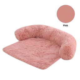 image-Washable Sofa Cushion - Pink XL Pet Dog Kennel Cushion