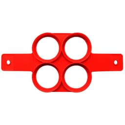 image-Silicone Omelette Maker - Multi-Functional 7-Hole Heart Shape Pancake Maker