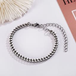 image-The new stainless steel chain love magnet attracts lovers bracelet a pair of men and women jewelry wholesale and foreign trade exclusively