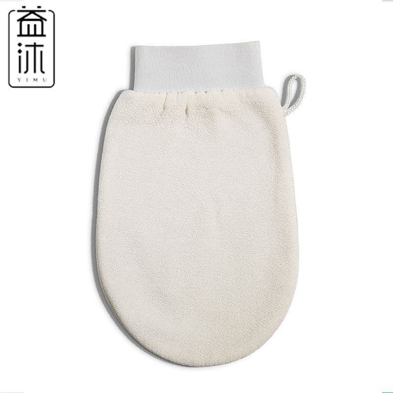 image-Yi Mu Bath Gloves - Black Viscose 14x21cm