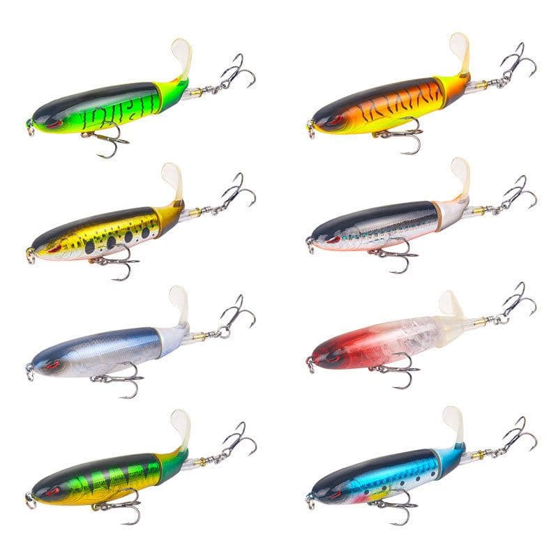 image-Artificial Fishing Bait Propeller - Plastic Hard Lure Simulation Gear