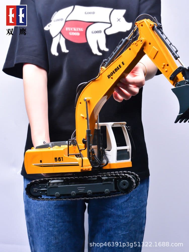 image-DOUBLE EAGLE 561 RC Alloy Excavator 17-Channel 1:16