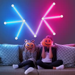 image-Private model RGB Symphony smart splicing lights DIY interior decoration atmosphere lights Gaming led voice-activated music decoration